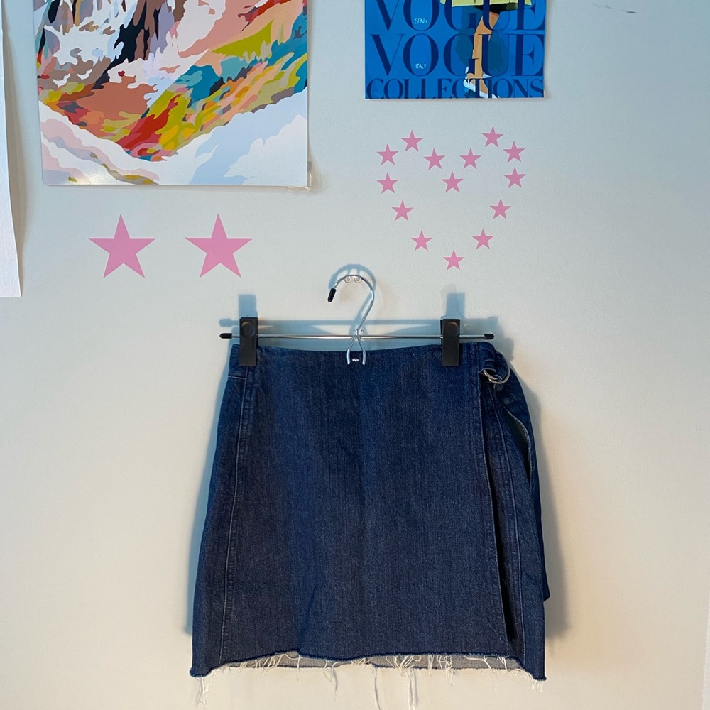 Madewell Jean skirt